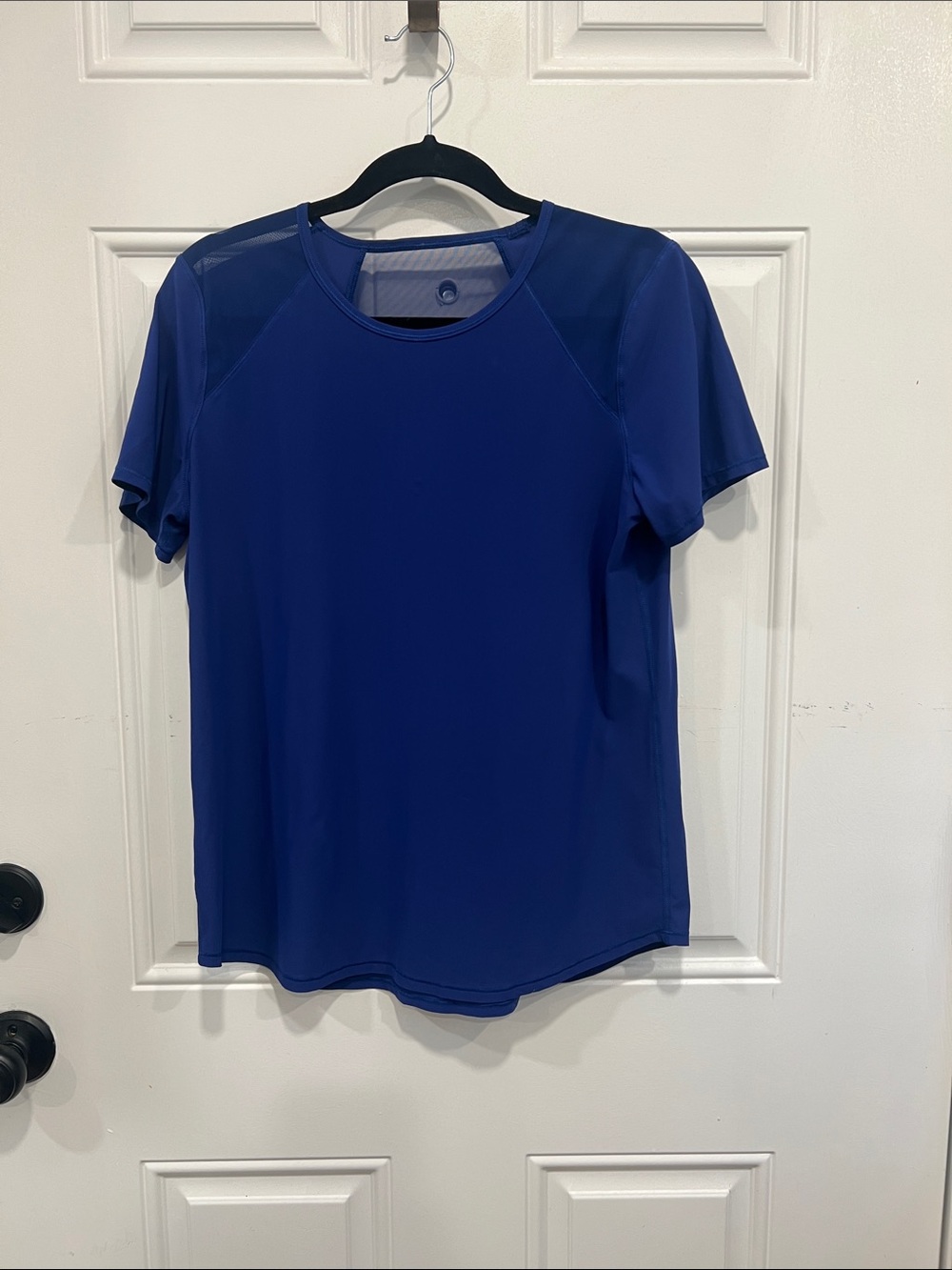 lululemon athletica Short Sleeve Athletic Tee in Deep Blue